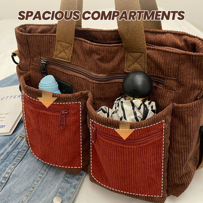 👜 58% RABATT! 🤎 Elegante Schultertasche im Vintage-Stil – Uni, Praktisch & Stilvoll für den Alltag ✨