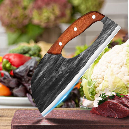 🔪 60% RABATT! ✨ Multifunktionales Edelstahl-Küchenmesser – Kraftersparnis – Scharfe Klinge, Ergonomischer Griff &amp; Rostfrei 🍳