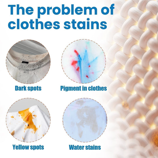 💎 50% OFF! 💎 Powerful stain remover spray – Removes grease, sweat &amp;  Food scraps in seconds, gentle on all fabrics 🧼✨