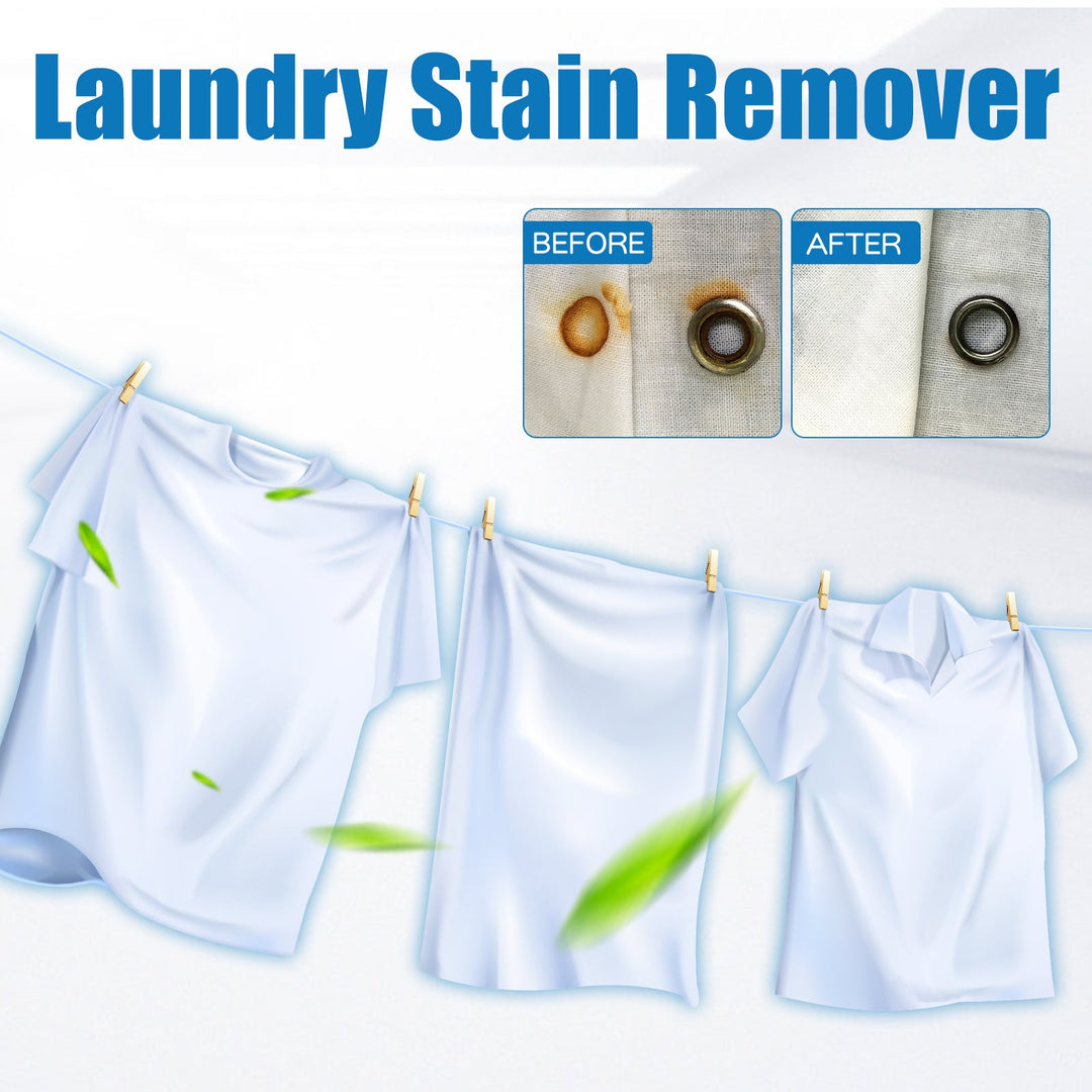 💎 50% OFF! 💎 Powerful stain remover spray – Removes grease, sweat &amp;  Food scraps in seconds, gentle on all fabrics 🧼✨
