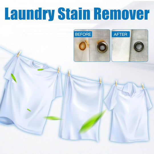 💎 50% OFF! 💎 Powerful stain remover spray – Removes grease, sweat &amp;  Food scraps in seconds, gentle on all fabrics 🧼✨
