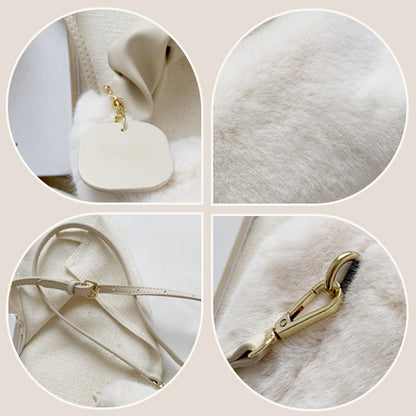 👜🎁 Multifunktionale Tasche aus Baumwollimitat – Das beste Geschenk für sie – Hautfreundlich, Modetrend & Geräumig ✨