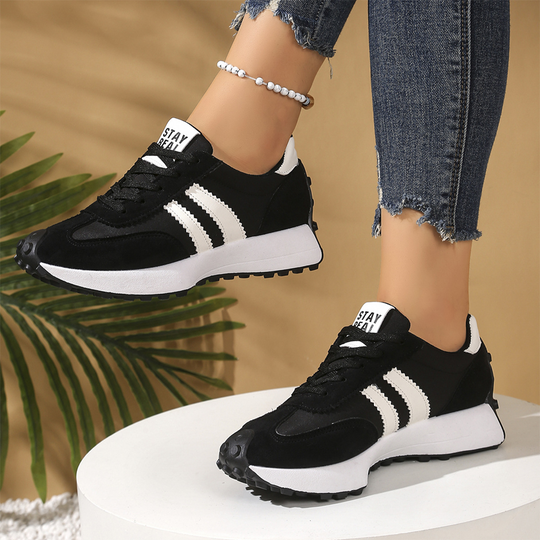 💎 50% RABATT! 💎 Damen-Freizeitschuhe – Klobige Sneaker mit 4 cm Platform, Rutschfest &amp; Retro-Design in 6 Farben 🥿🌈