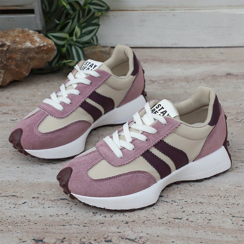 💎 50% RABATT! 💎 Damen-Freizeitschuhe – Klobige Sneaker mit 4 cm Platform, Rutschfest &amp; Retro-Design in 6 Farben 🥿🌈