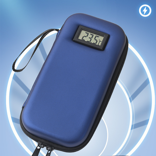 ✨🔥 Insulin cooler bag with temperature display