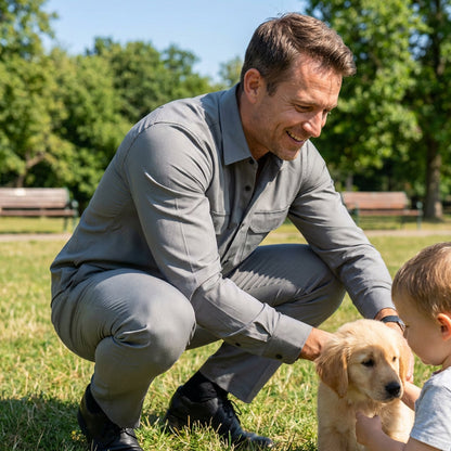 🔥 2-teiliges einfarbiges Walking-Anzugset für Herren – Kapuzenoberteil & Jogginghose im lässigen Schnitt 👖
