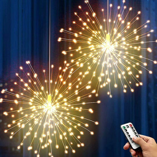 ✨🎆 50% RABATT! Solar-Feuerwerks-Lichterkette: 280 warmweiße LEDs, 8 Leuchtmodi 🌿💡 für Garten, Party &amp; Terrasse – wasserdicht &amp; dekorativ