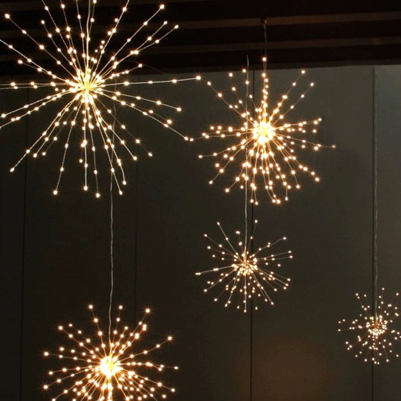 ✨🎆 50% RABATT! Solar-Feuerwerks-Lichterkette: 280 warmweiße LEDs, 8 Leuchtmodi 🌿💡 für Garten, Party &amp; Terrasse – wasserdicht &amp; dekorativ