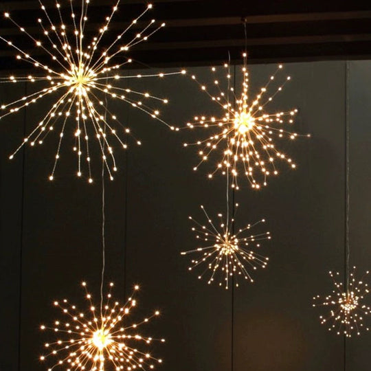 ✨🎆 50% RABATT! Solar-Feuerwerks-Lichterkette: 280 warmweiße LEDs, 8 Leuchtmodi 🌿💡 für Garten, Party &amp; Terrasse – wasserdicht &amp; dekorativ