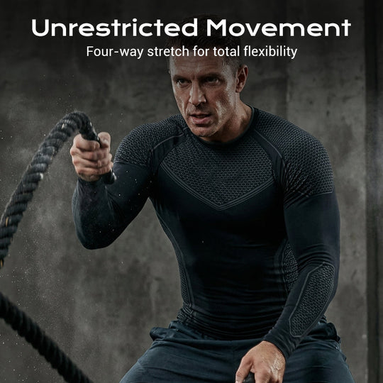 Langarm-Trainingst-Shirt für Männer