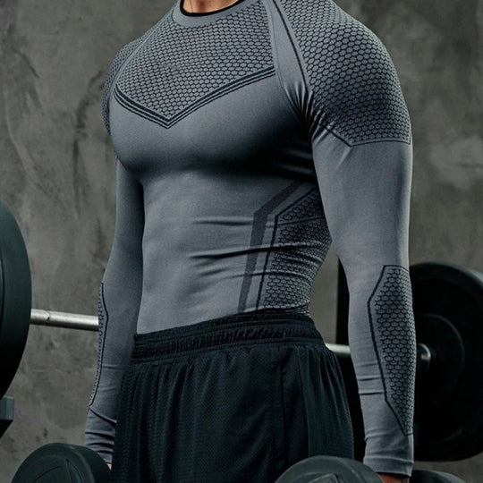 Langarm-Trainingst-Shirt für Männer