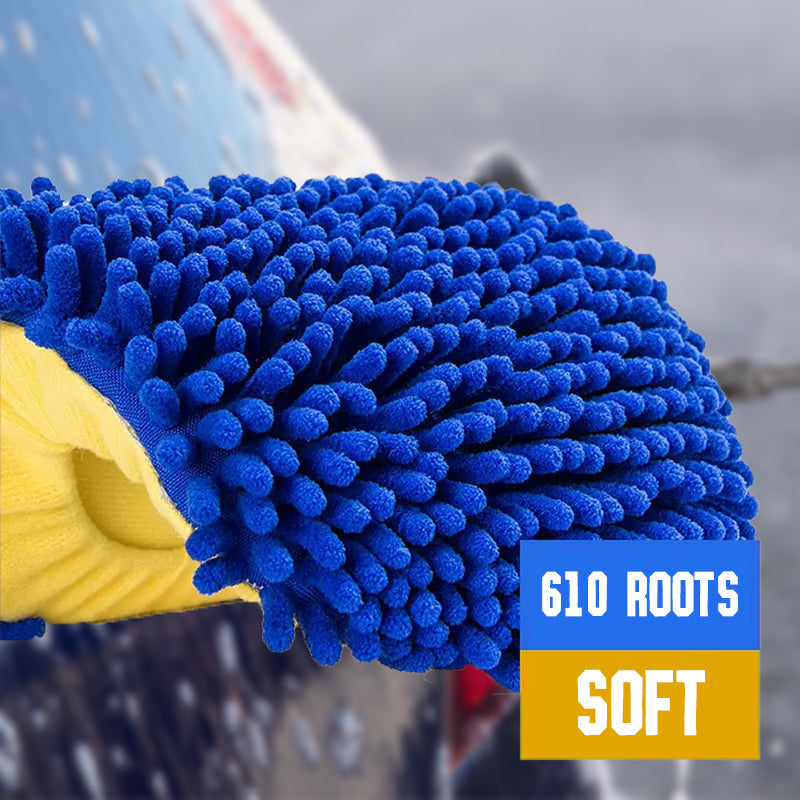 🚗 Robust aluminum telescopic car wash mop – Long handle, gentle cleaning &amp;  Versatile for all vehicles