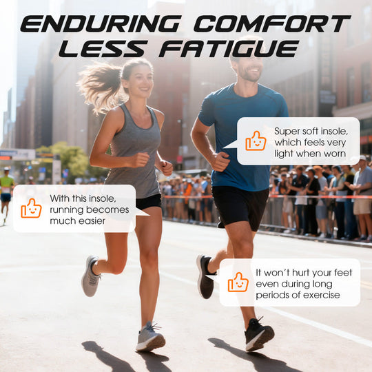 Stoßdämpfende Sport-Einlegesohlen mit Fußgewölbeunterstützung