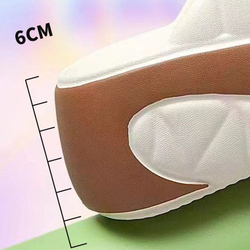 🔥Solange der Vorrat reicht 40 % Rabatt!🎉Sommerliche Flip-Flops für Damen mit weicher Plateausohle und Farbblock-Design