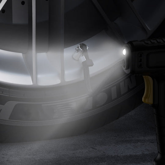 Tragbarer Akku-Luftkompressor mit Digitalanzeige