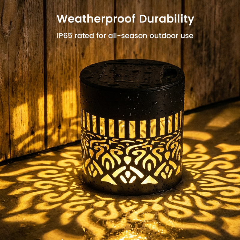 ☀️ Solar-Mandalaleuchte für Garten &amp; Terrasse – 2-in-1 Bodenlampe &amp; Wandleuchte – Ornamentale Lichtdeko mit Vintage-Effekt – Rostfrei &amp; Langlebig