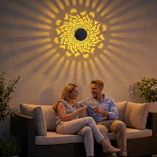 ☀️ Solar-Mandalaleuchte für Garten &amp; Terrasse – 2-in-1 Bodenlampe &amp; Wandleuchte – Ornamentale Lichtdeko mit Vintage-Effekt – Rostfrei &amp; Langlebig