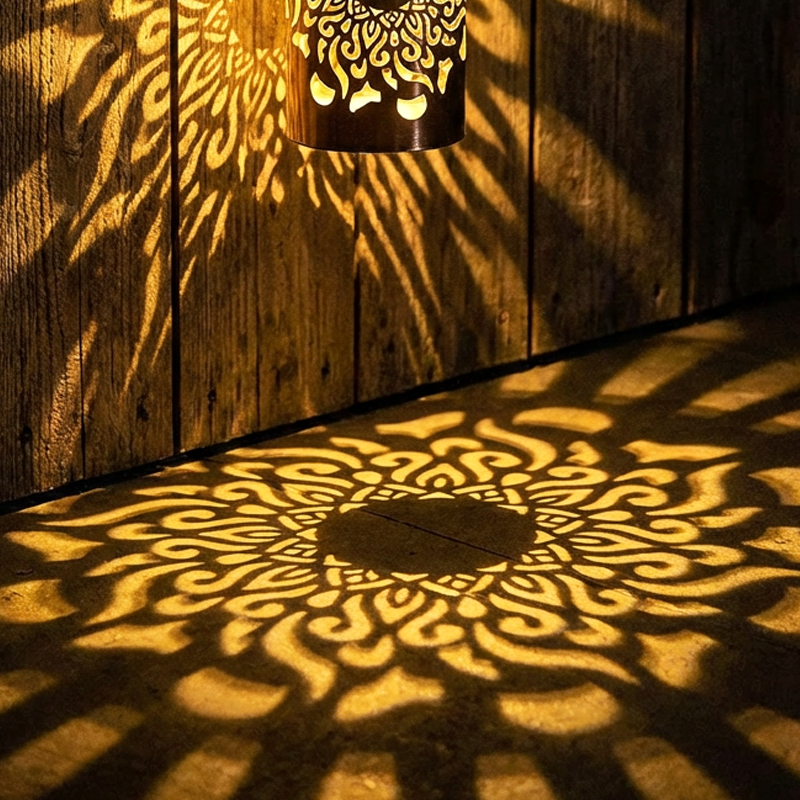 ☀️ Solar-Mandalaleuchte für Garten &amp; Terrasse – 2-in-1 Bodenlampe &amp; Wandleuchte – Ornamentale Lichtdeko mit Vintage-Effekt – Rostfrei &amp; Langlebig