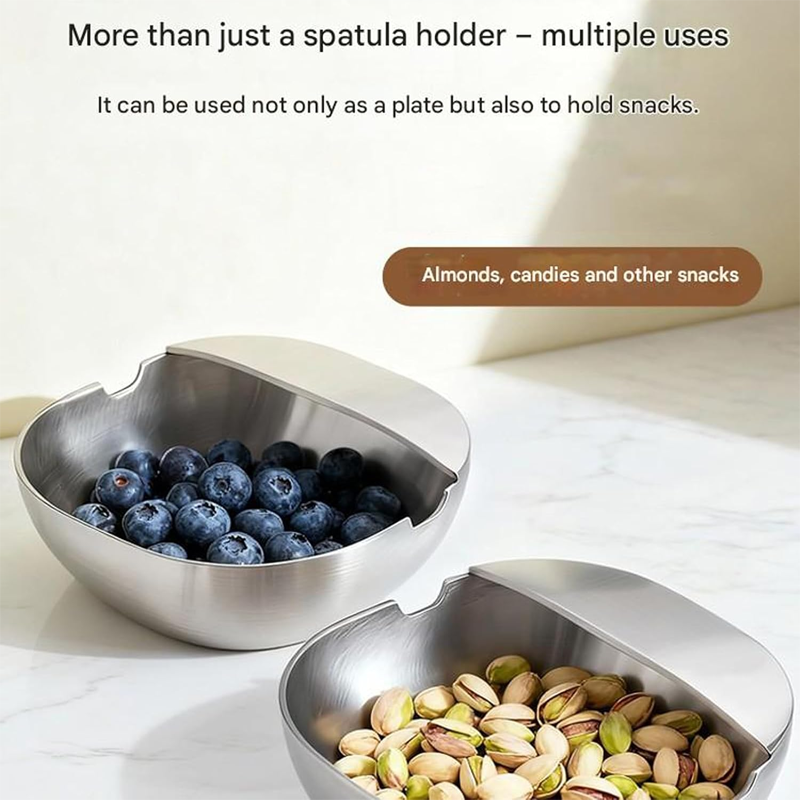 🥄 KAUFE 3, ERHALTE 1 GRATIS! ✨ Edelstahl Löffelablage – Rostfrei, Tropfschutz & Platzsparend für die Küche 💎