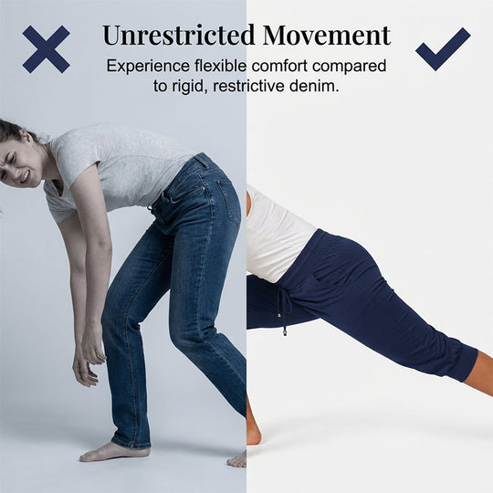 🔥Solange der Vorrat reicht 50 % Rabatt!🎉Damen 3/4 Jogginghose – Strickstoff, Hoher Bund mit Kordelzug, Mit Taschen