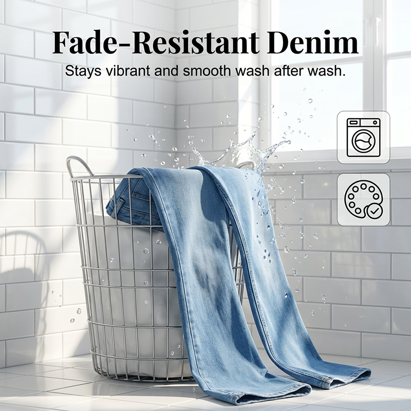 Elastische Schlagjeans für Damen mit hoher Taille