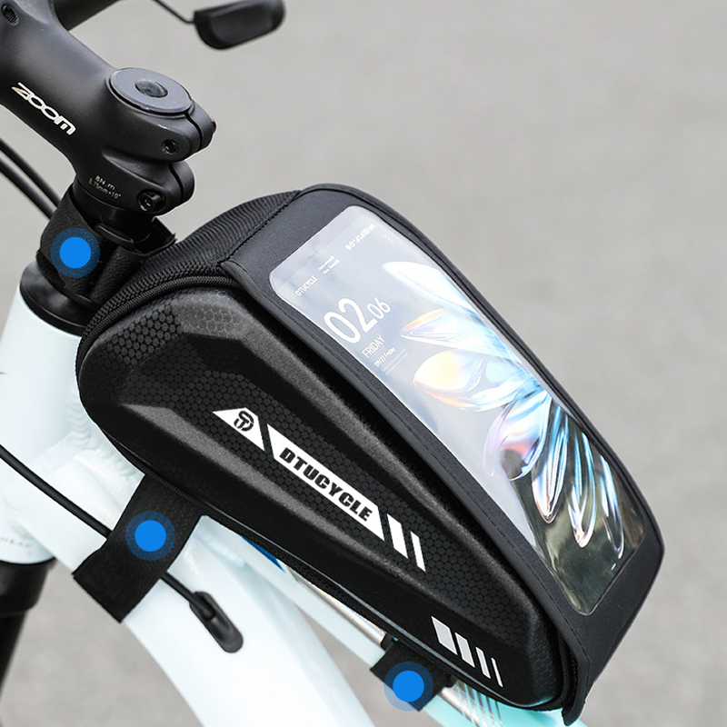 🚴 50% RABATT! 📱 Wasserdichte Fahrrad Oberrohrtasche – Hardcase Handyhalter, Perfekt für MTB &amp; Rennrad 🗺️