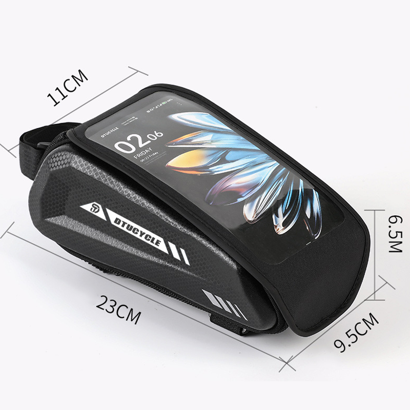 🚴 50% RABATT! 📱 Wasserdichte Fahrrad Oberrohrtasche – Hardcase Handyhalter, Perfekt für MTB &amp; Rennrad 🗺️