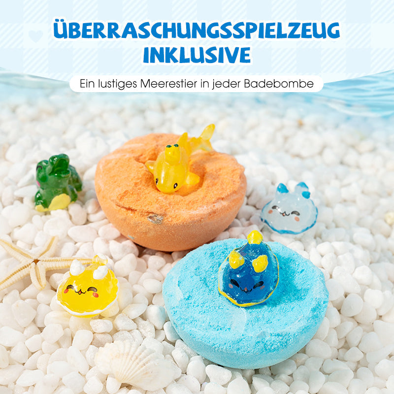 💎 -50% AUF DAS BADEBOMBEN-SET MIT ÜBERRASCHUNG! 💎 12 Meerestier-Spielzeuge, Sanfte Pflege &amp; Duftspaß für Kinder 🛁