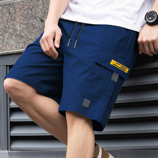 🩳 50% RABATT! 🌿 Lässige Cargo-Shorts für Herren mit Kordelzug – Viele Taschen, Bequeme Passform &amp; Perfekt für Warme Tage ☀️
