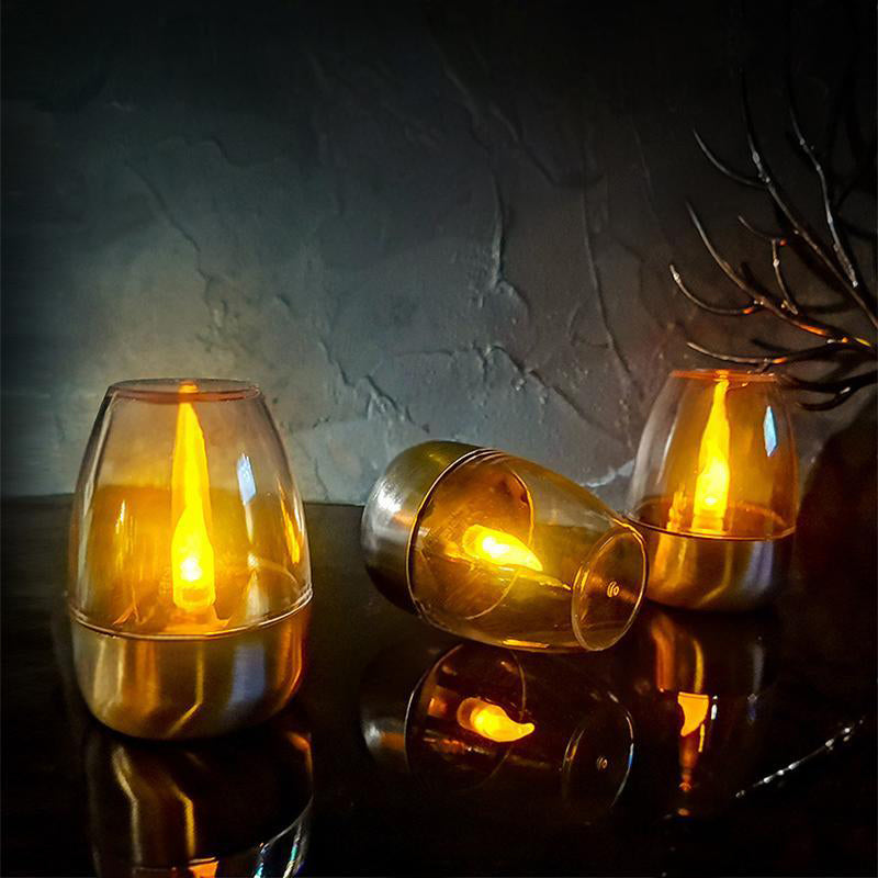 🕯️🌞 Solar kaarslicht – weerbestendig, sfeervol voor de tuin &amp;  Terras. ✨💡 2+1 GRATIS!