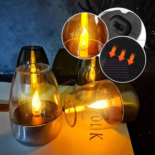 🕯️🌞 Solar kaarslicht – weerbestendig, sfeervol voor de tuin &amp;  Terras. ✨💡 2+1 GRATIS!
