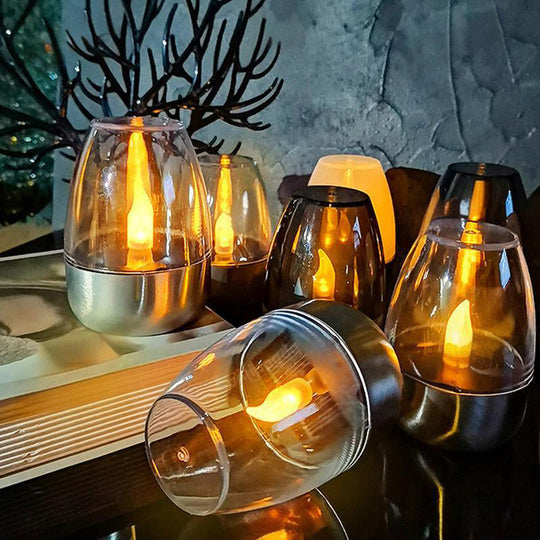 🕯️🌞 Solar kaarslicht – weerbestendig, sfeervol voor de tuin &amp;  Terras. ✨💡 2+1 GRATIS!