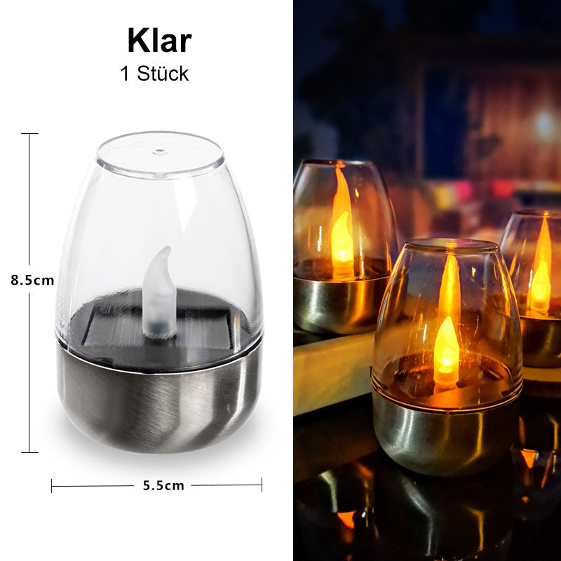 🕯️🌞 Solar kaarslicht – weerbestendig, sfeervol voor de tuin &amp;  Terras. ✨💡 2+1 GRATIS!