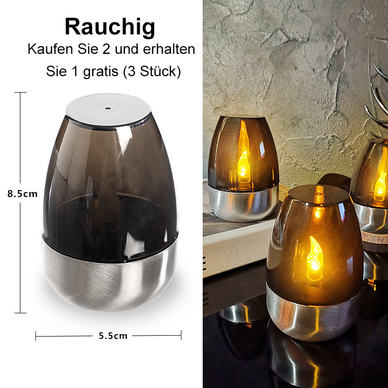 🕯️🌞 Solar kaarslicht – weerbestendig, sfeervol voor de tuin &amp;  Terras. ✨💡 2+1 GRATIS!