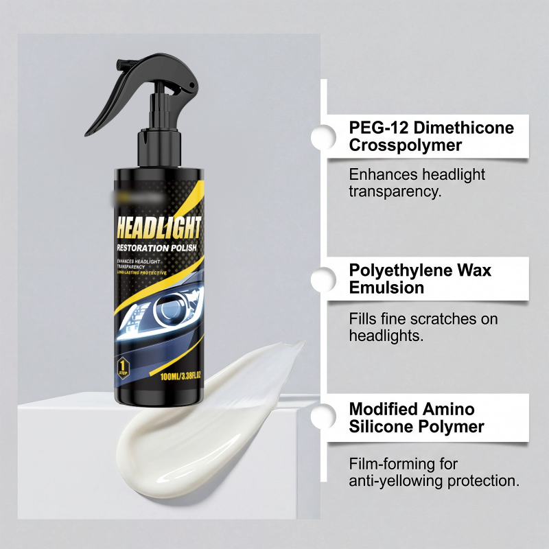🚗💡Premium Scheinwerfer Reparatur Set – Politur &amp; Versiegelung in 1 Set für langanhaltende Klarheit 👉✨
