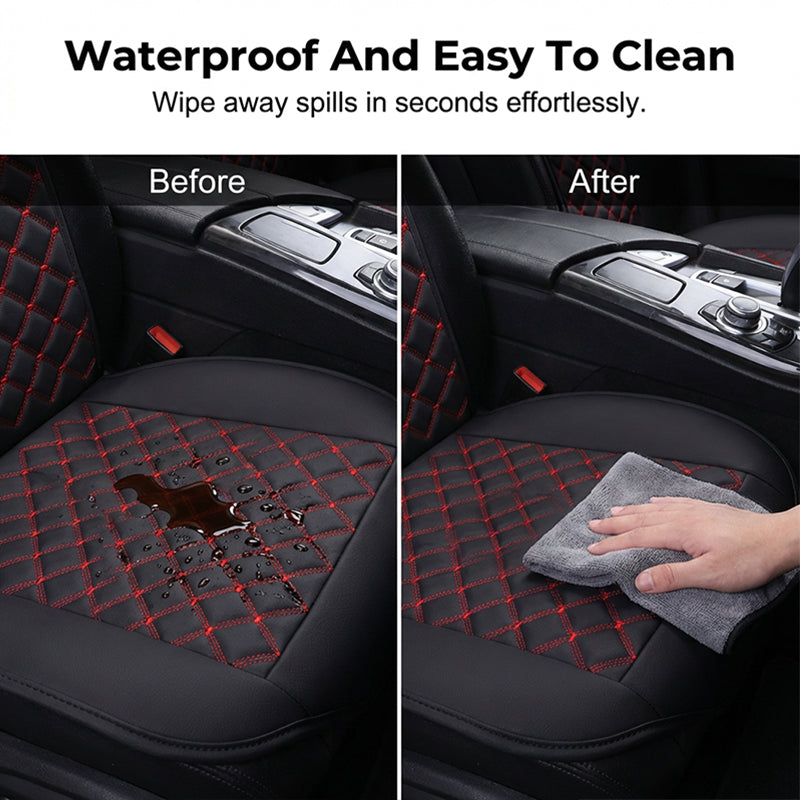 💎 -65% PREMIUM AUTOSITZKISSEN! 💎 Wasserdichtes PU-Leder, Rutschfest &amp; Komfort für jede Fahrt