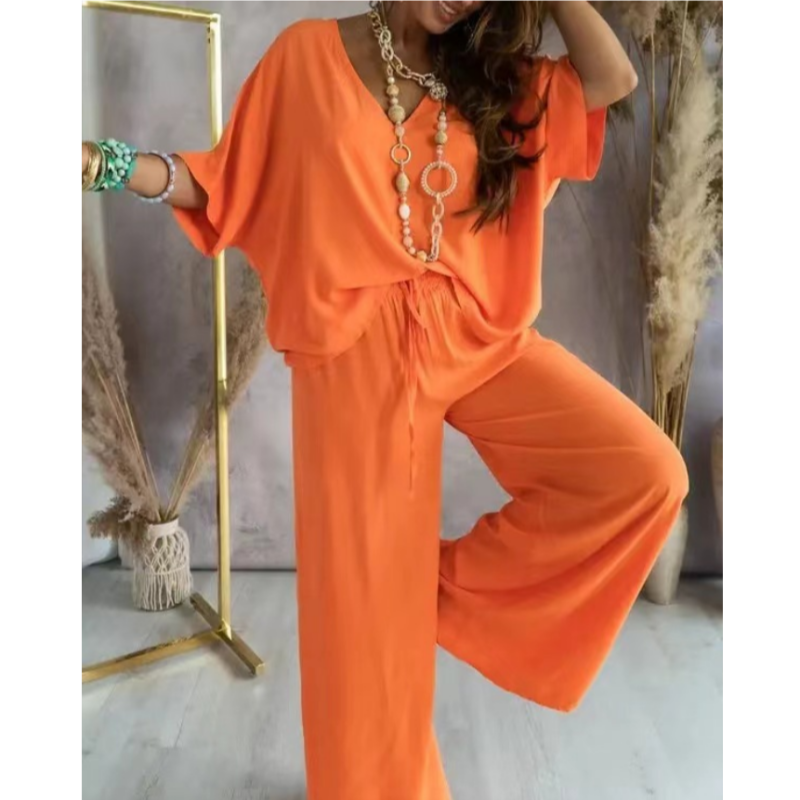 Lässiger, einfarbiger Anzug für Damen