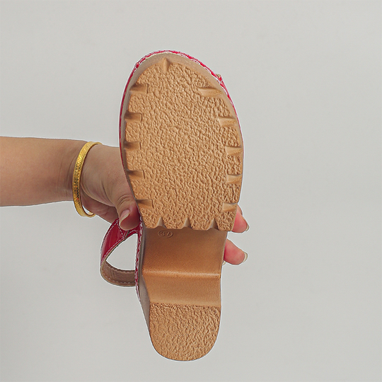 👡 50% RABATT! ✨ Elegante Peep-Toe-Sandalen mit Schnallenabsatz – Stilvoll, Bequem &amp; Perfekt Für Jeden Anlass 🌸