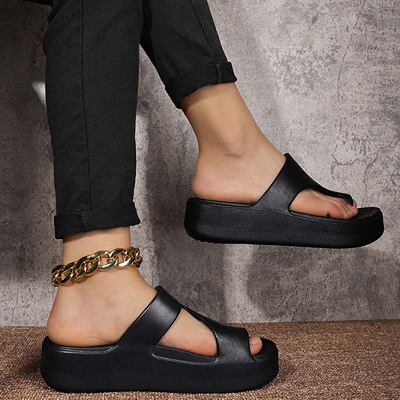 📢📢60 % Rabatt!! ⏰Sandalen mit Plateau-Absatz und Zehensteg für Damen