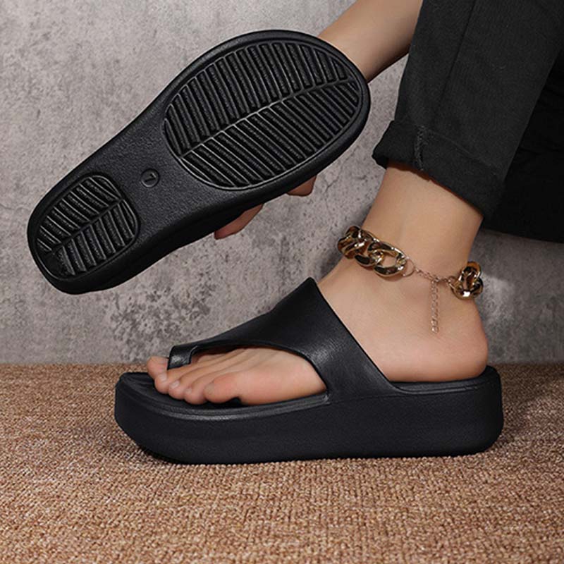 📢📢60 % Rabatt!! ⏰Sandalen mit Plateau-Absatz und Zehensteg für Damen