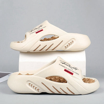 💥52% SPAREN 🦶Rutschfeste Cloud-Pantoletten für Herren mit dicker Sohle🌊Erfrischend und hautfreundlich