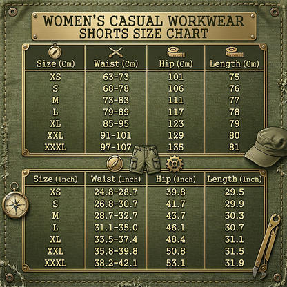 Women's Quick-Dry Cargo Shorts with Pockets