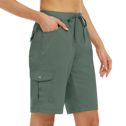 Women's Quick-Dry Cargo Shorts with Pockets