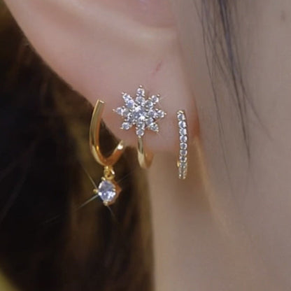 🔥Solange der Vorrat reicht 40 % Rabatt!🎉Funkelnde Krallen-Ohrringe für Damen