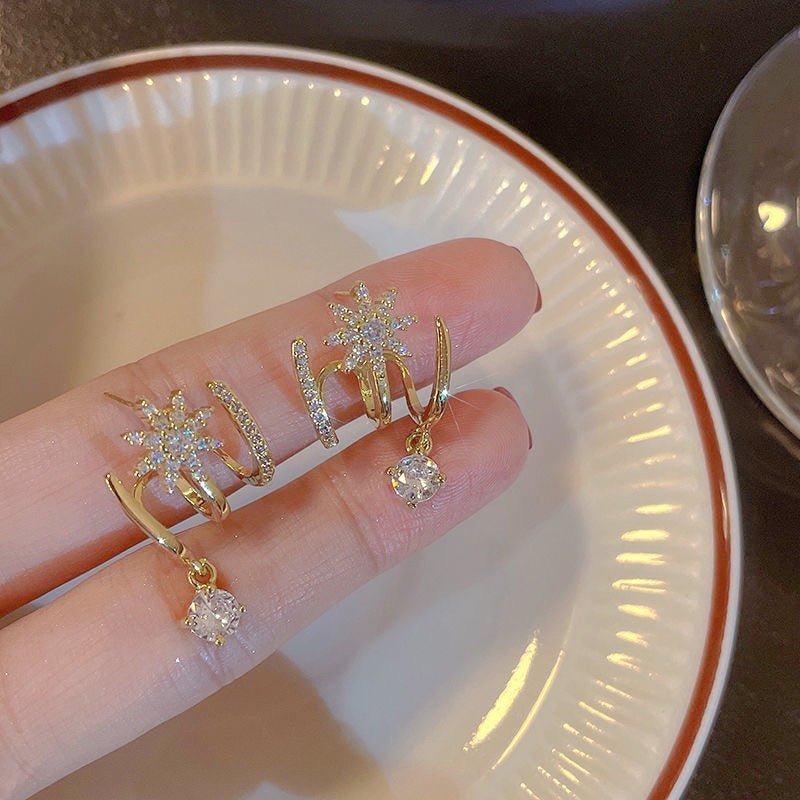 🔥Solange der Vorrat reicht 40 % Rabatt!🎉Funkelnde Krallen-Ohrringe für Damen