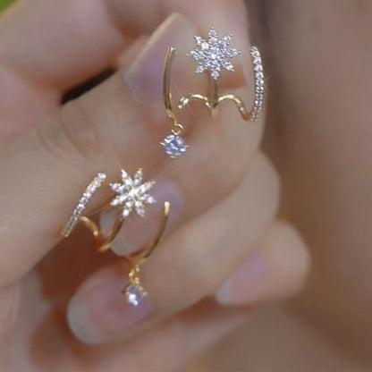 🔥Solange der Vorrat reicht 40 % Rabatt!🎉Funkelnde Krallen-Ohrringe für Damen