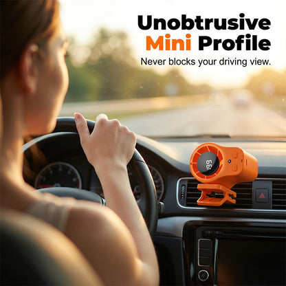 Freihändiger Ventilator mit LED-Anzeige