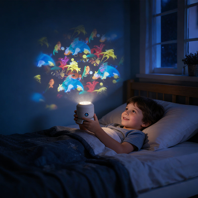 🥳2026 HOT SALE🥳💞80K+ SOLD!🌊 Ocean Wave Projector Light – Dynamic Rotating Aurora, Adjustable Brightness, Rechargeable – with/without Bluetooth Speaker – Bedroom Decor, Night Light, Gift for Kids &amp; Adults