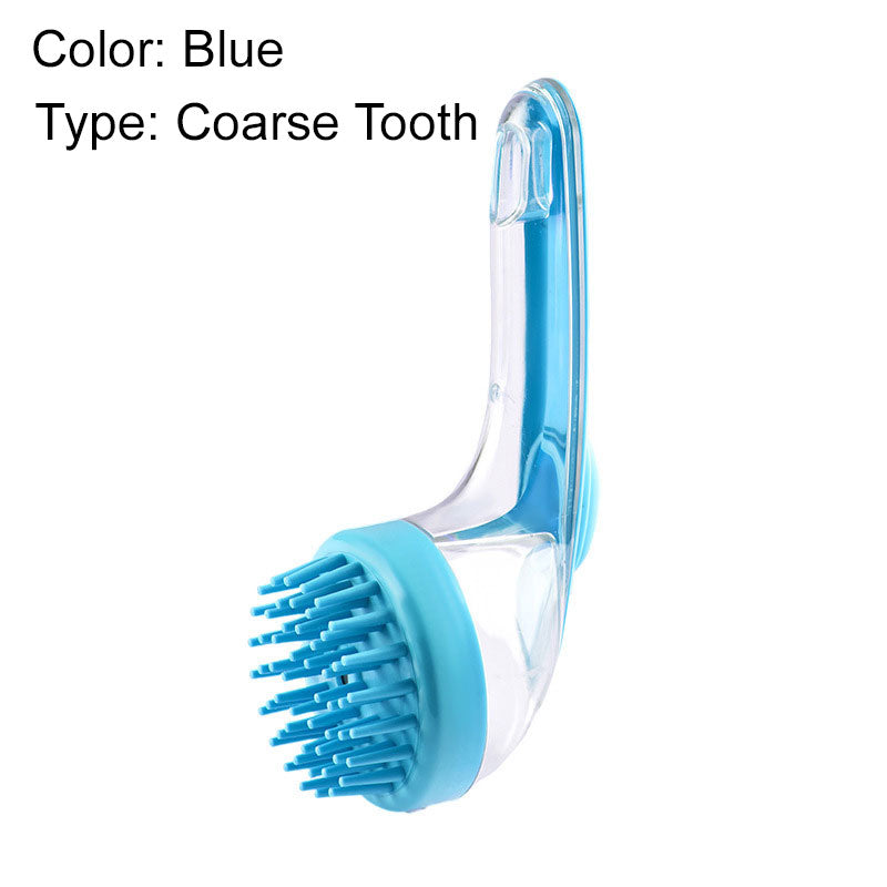 🛁🐾 Pet Bath Brush with Soap Dispenser – Long Handle, No Bending, Soft &amp; Efficient, Easy Bath at Home 🧼✨