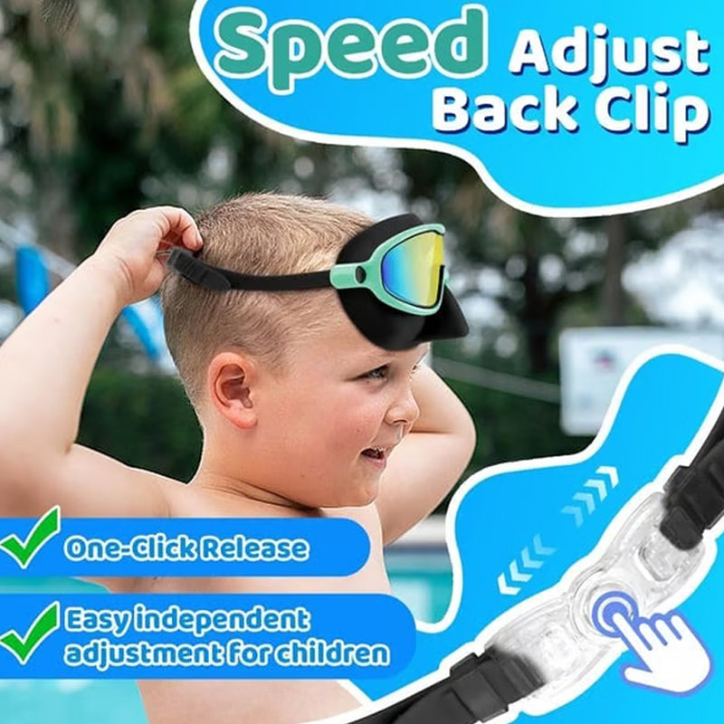 🏊 SUMMER SALE! 🌊 Kids Anti-Choke Swim Goggles with Nose Cover 🐬 Anti-Fog, Leak-Proof &amp; Comfortable Fit